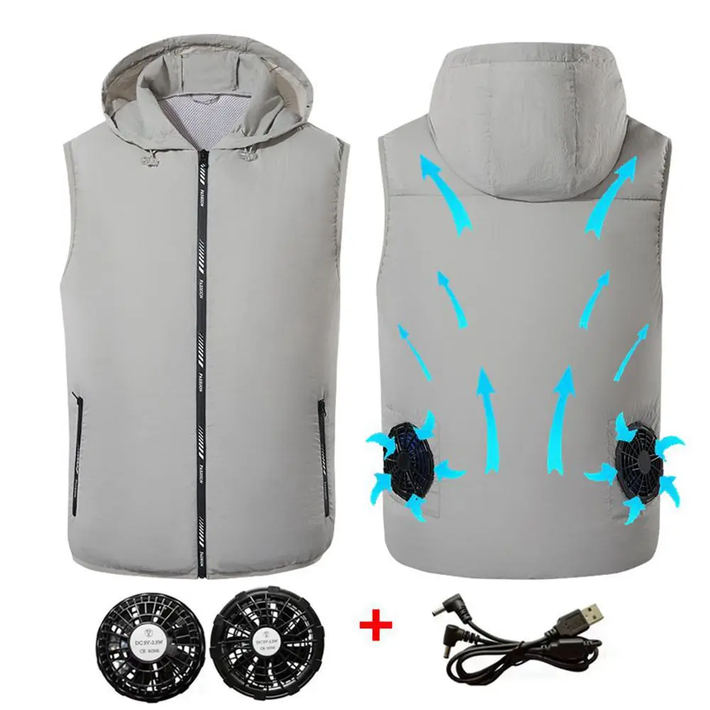 Outdoor Sport Brand Jacket - Summer Sport Fan Air Condition Cool