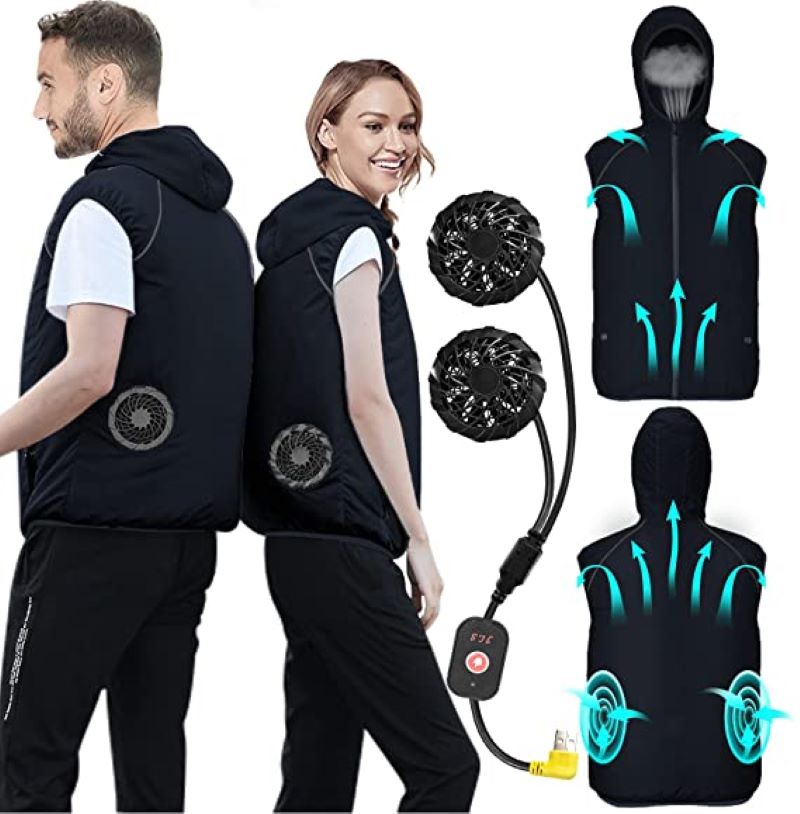 Outdoor Sport Brand Jacket - Summer Sport Fan Air Condition Cool