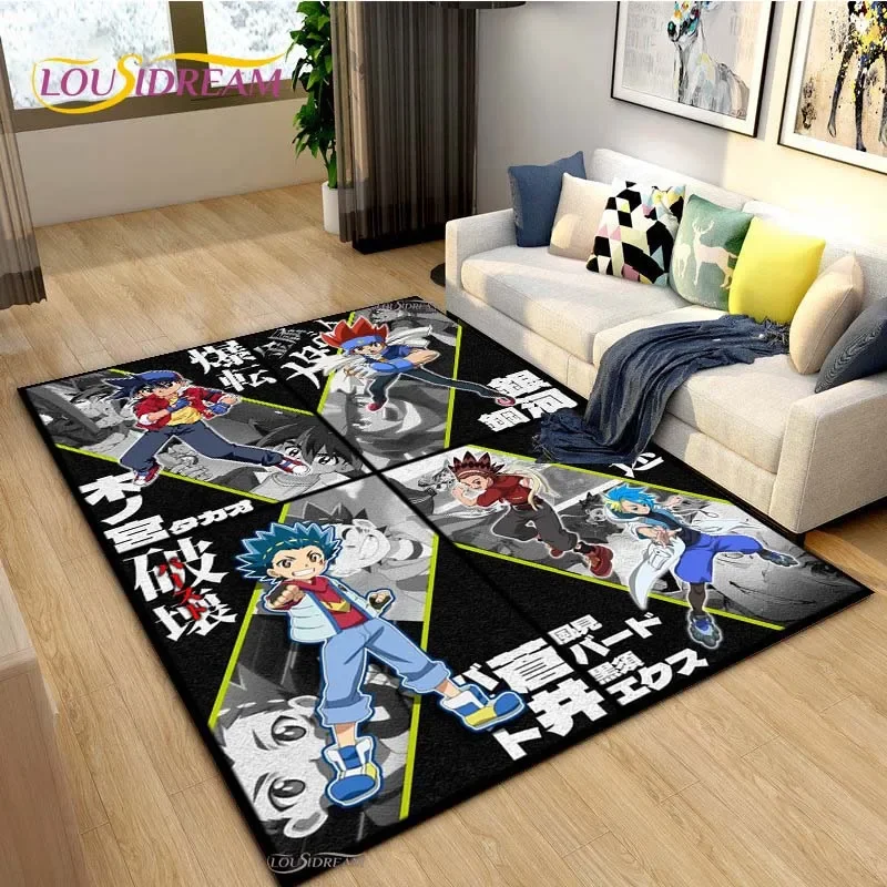 Outdoor Sport Flooring - Beyblade Cartoon Anime Carpet for Living