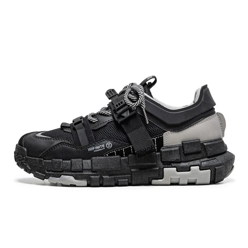 Outdoor Sport Flooring - Men Sneakers Plus Size Sports Skateboard