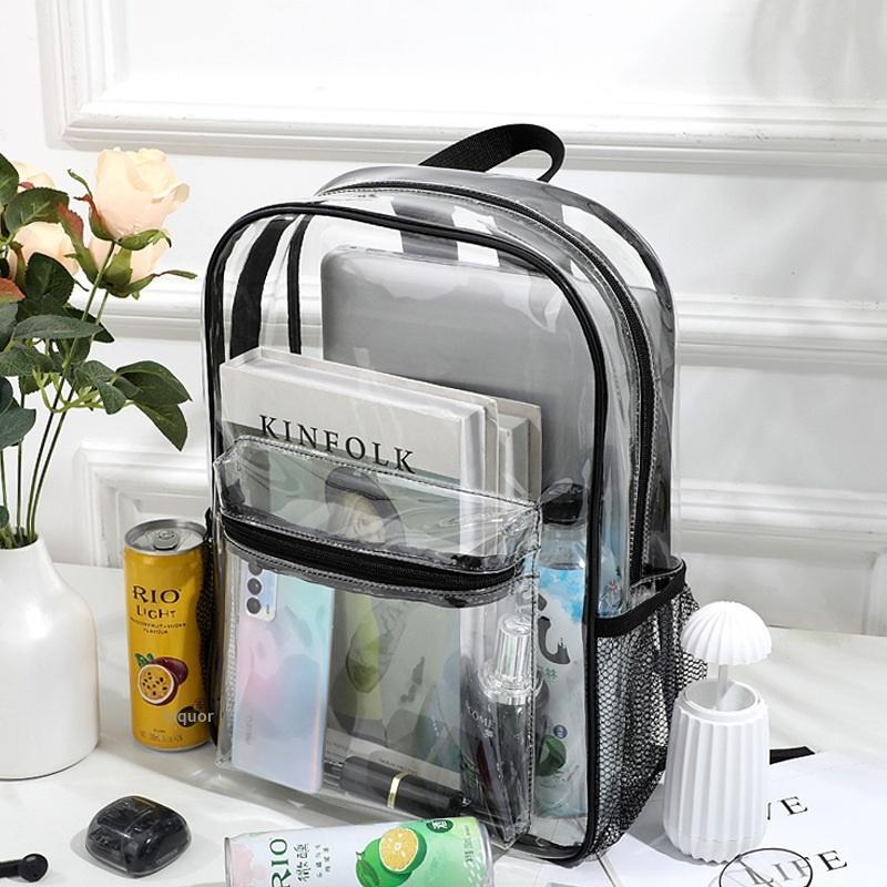 Outdoor Sport Bag - Transparent PVC Outdoor Sports Fitness Knapsack