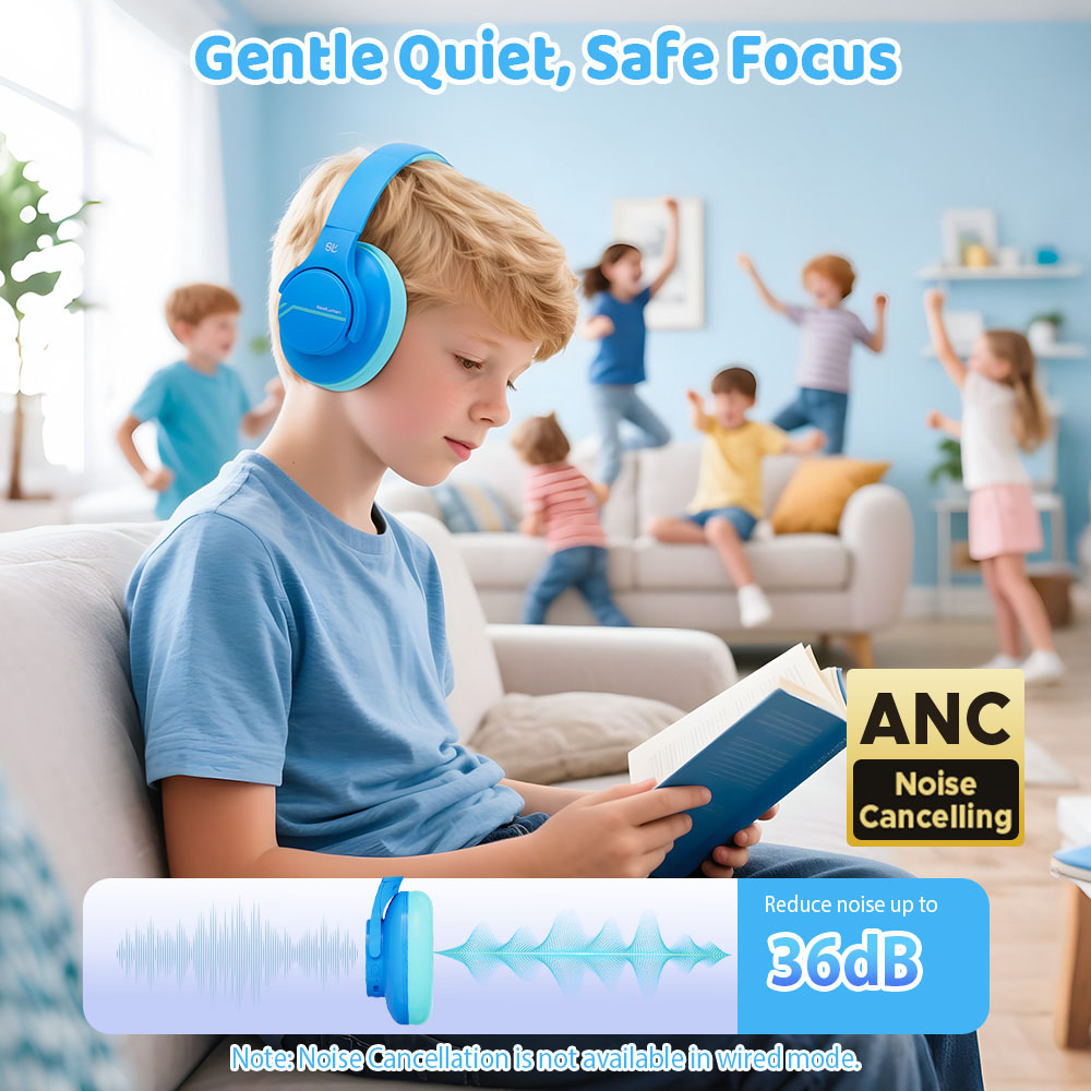 ANC Noise Cancelling Headphone - Outdoor Sport Activities For Kids recension och pris