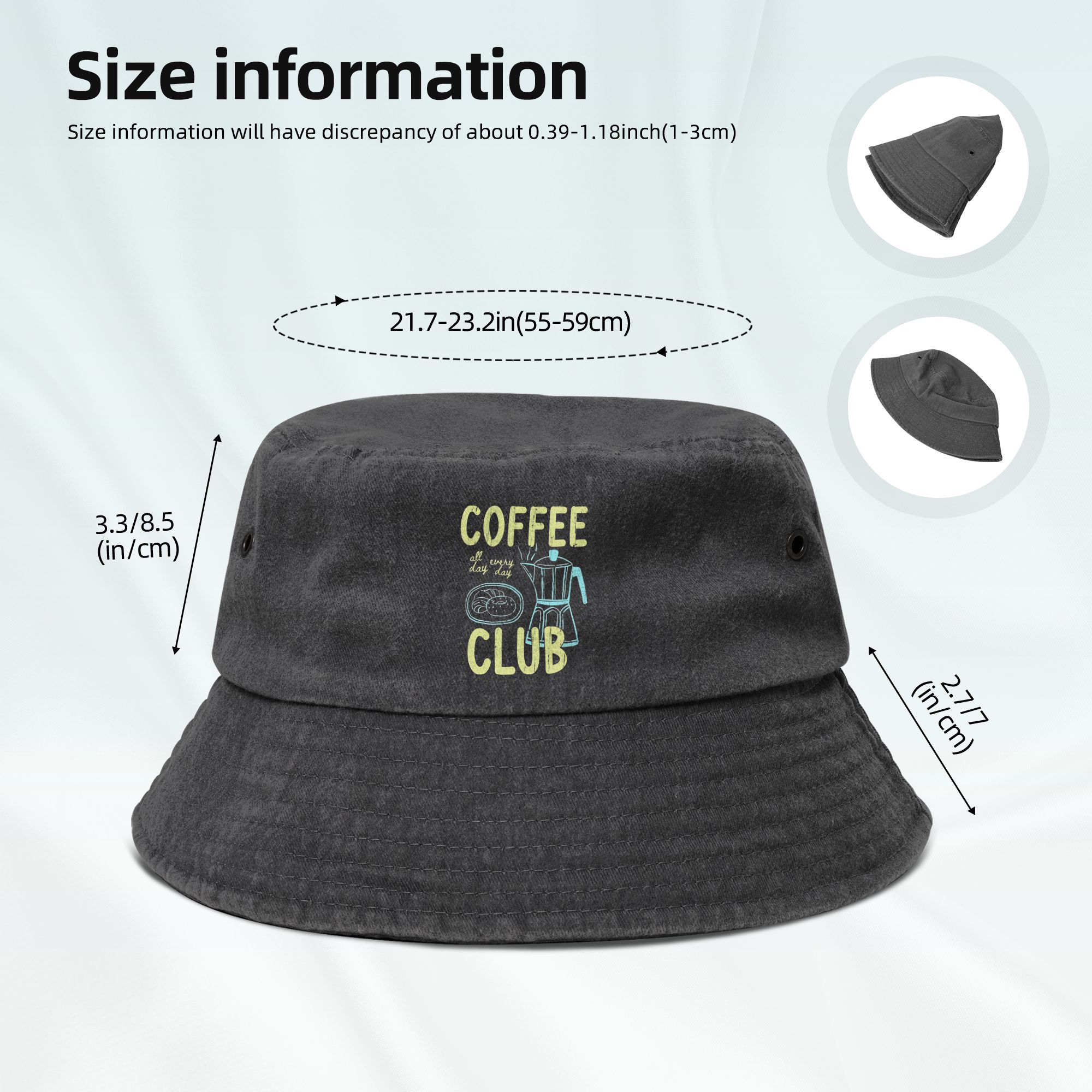 Coffee Club Lover Bucket Hats  - Outdoor Sport Club recension och pris
