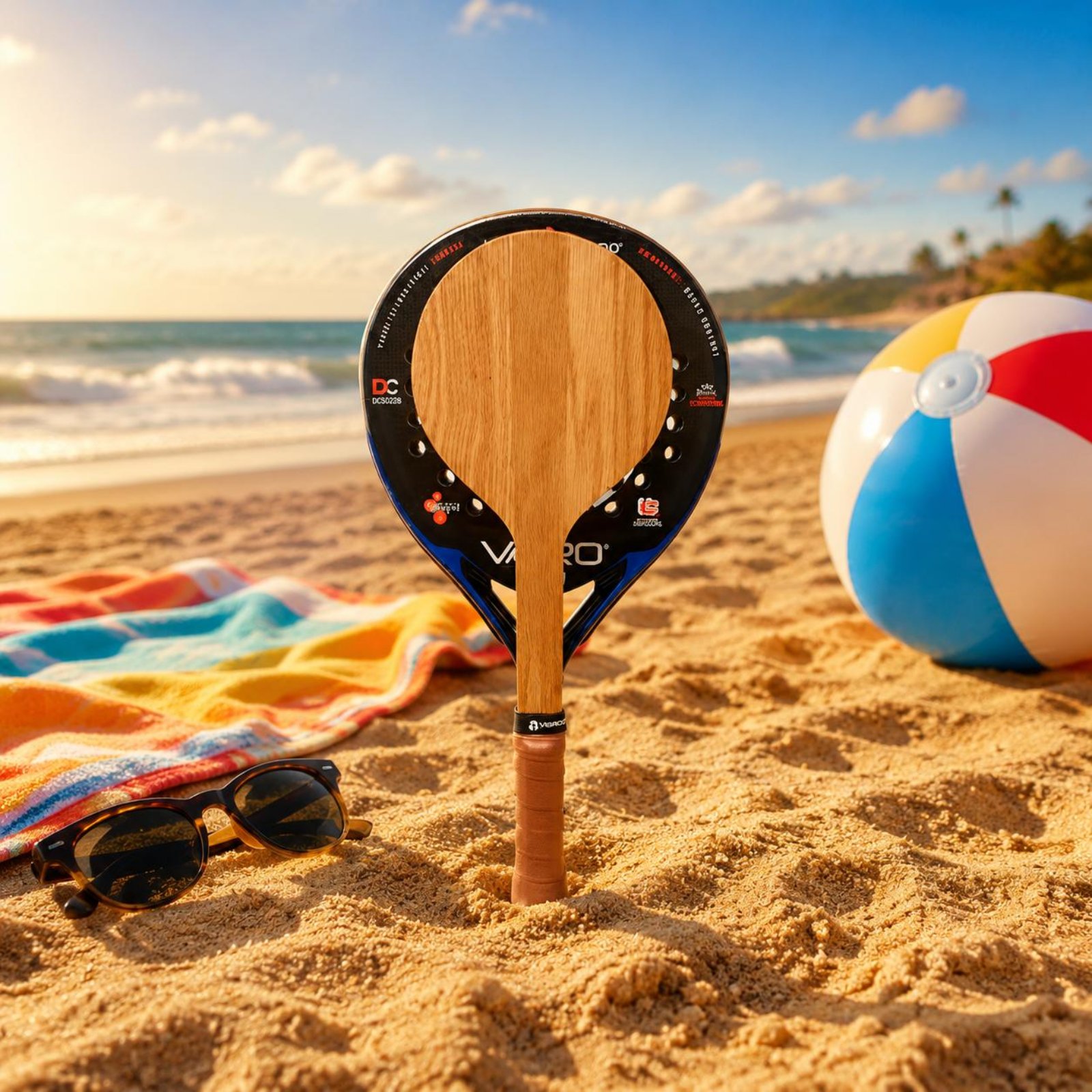 Wood Beach Tennis Racket Beach - Outdoor Sports Accessories recension och pris