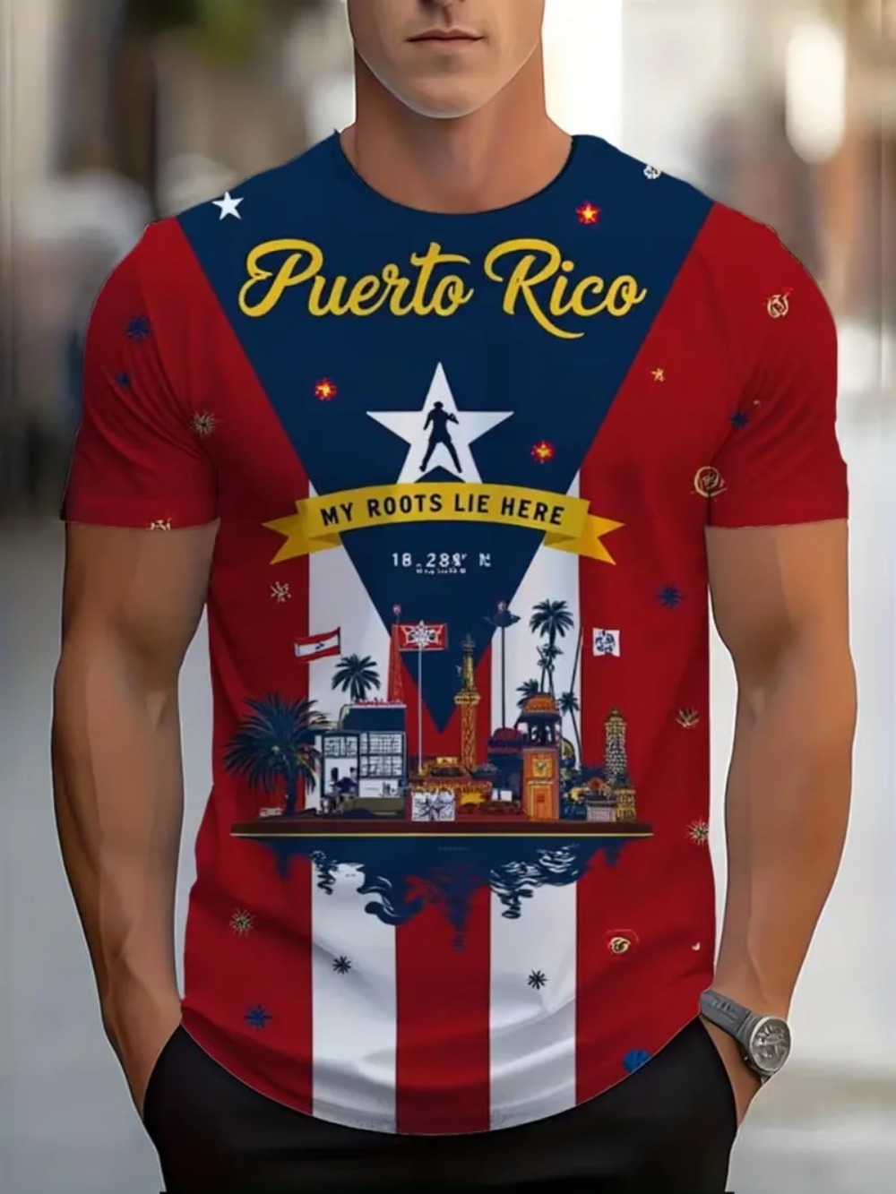 Puerto Rico Flag 3D Print spor - Outdoor Sport Club recension och pris