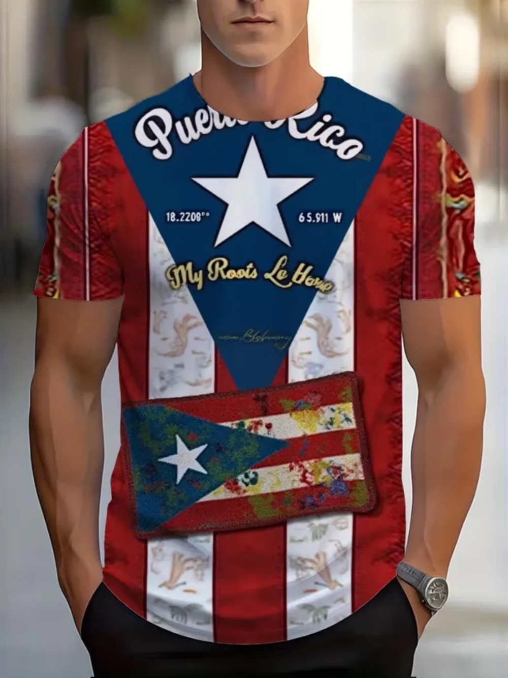 Puerto Rico Flag 3D Print spor - Outdoor Sport Club recension och pris