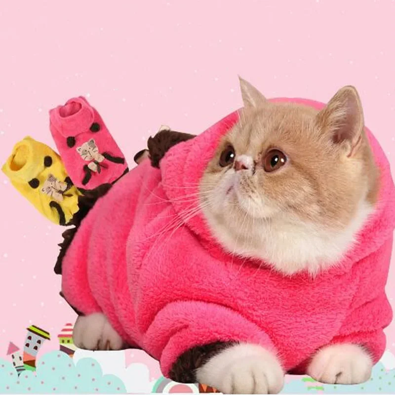 Cat Clothes Warmly Coral Velve - Outdoor Sport Festival recension och pris