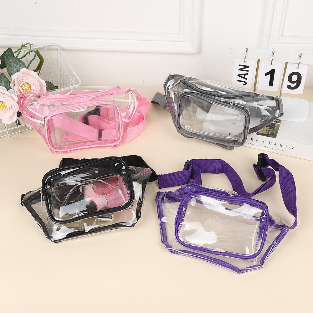 Clear Fanny Pack Transparent P - Outdoor Sport Bag recension och pris