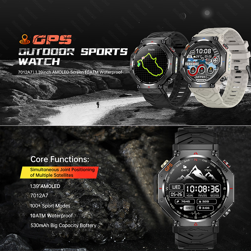 2025 New Outdoor GPS Smart Wat - Definition Of Outdoor Sport recension och pris